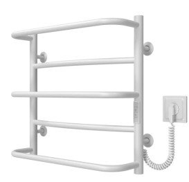 Електросушарка для рушників Deffi Аквамікс П5 500х500 праве підключення WD03 білий C.AM.50.50.5.E.W.R.3