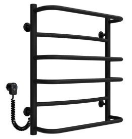 Электрический полотенцесушитель Deffi Аквамикс П6 500х600 левое подключение черный C.AM.60.50.6.E.B.L.5