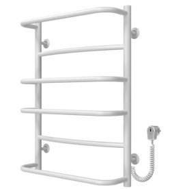 Електрична сушарка для рушників Deffi Аквамікс П6 500х700 праве підключення білий C.AM.70.50.6.E.W.R.5