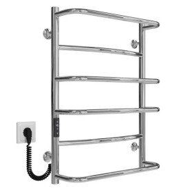 Электрический полотенцесушитель Deffi Аквамикс П6 500х700 левое подключение JD03 хром C.AM.70.50.6.E.C.L.1