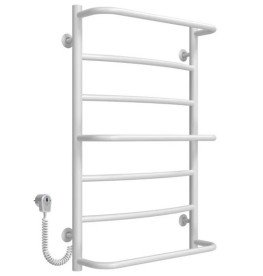 Электрический полотенцесушитель Deffi Аквамикс П7 500х800 левое подключение белый C.AM.80.50.7.E.W.L.5