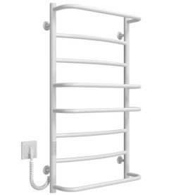 Електрична сушарка для рушників Deffi Аквамікс П8 500х900 ліве підключення WD03 білий C.AM.90.50.8.E.W.L.3