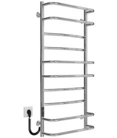 Электрический полотенцесушитель Deffi Аквамикс П10 500х1100 левое подключение JD03 хром C.AM.110.50.10.E.C.L.1