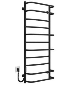 Електрична сушарка для рушників Deffi Аквамікс П11 500х1200 ліве підключення JD03 чорний C.AM.120.50.11.E.B.L.1