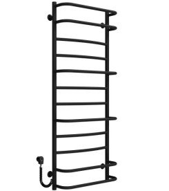 Електрична сушарка для рушників Deffi Аквамікс П12 500х1300 ліве підключення чорний C.AM.130.50.12.E.B.L.5