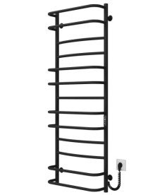 Электрический полотенцесушитель Deffi Аквамикс П13 500х1400 правое подключение JD03 черный C.AM.140.50.13.E.B.R.1