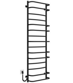 Электрический полотенцесушитель Deffi Аквамикс П15 500х1600 левое подключение JD03 черный C.AM.160.50.15.E.B.L.1