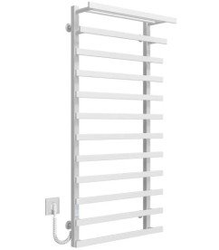 Электрический полотенцесушитель Deffi Agata П12 400x1200 левое подключение WD03 белый A.AG.120.40.12.E.W.L.2