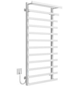 Электрический полотенцесушитель Deffi Agata П12 500x1200 левое подключение WD04 белый A.AG.120.50.12.E.W.L.2