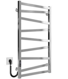 Электрический полотенцесушитель Deffi Alpha П9 500х900 левое подключение JD04 хром A.AL.90.50.9.E.C.L.2