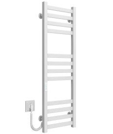 Электрический полотенцесушитель Deffi Avast П12 300х1000 левое подключение WD04 белый B.AV.100.30.12.E.W.L.4