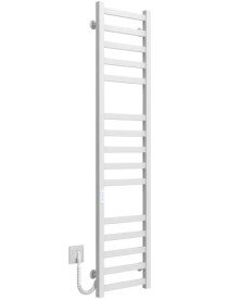 Электрический полотенцесушитель Deffi Avast П15 300х1400 левое подключение WD04 белый B.AV.140.30.15.E.W.L.4