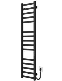 Електросушарка для рушників Deffi Avast П15 300х1400 праве підключення JD04 чорний B.AV.140.30.15.E.B.R.2