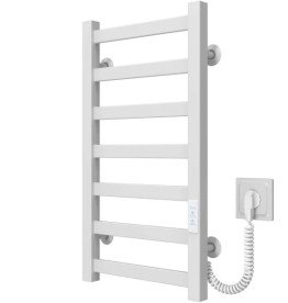 Электрический полотенцесушитель Deffi Avast П7 400х600 правое подключение WD04 белый B.AV.60.40.7.E.W.R.4