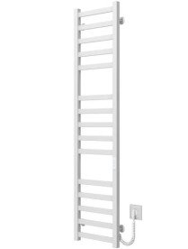 Электрический полотенцесушитель Deffi Avast П15 400х1400 правое подключение WD04 белый B.AV.140.40.15.E.W.R.4
