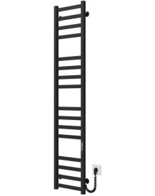 Электрический полотенцесушитель Deffi Avast П16 400х1600 правое подключение JD04 черный B.AV.160.40.16.E.B.R.2