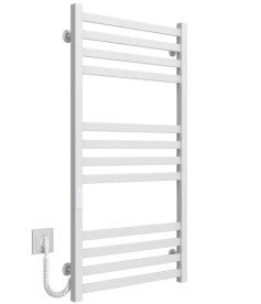 Электрический полотенцесушитель Deffi Avast П12 500х1000 левое подключение WD04 белый B.AV.100.50.12.E.W.L.4
