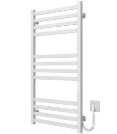 Электрический полотенцесушитель Deffi Avast П12 500х1000 правое подключение WD04 белый B.AV.100.50.12.E.W.R.4