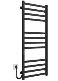 Електрична сушарка для рушників Deffi Avast П12 500х1200 ліве підключення JD04 чорний B.AV.120.50.12.E.B.L.2