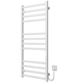 Электрический полотенцесушитель Deffi Avast П12 500х1200 правое подключение WD04 белый B.AV.120.50.12.E.W.R.4