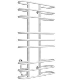 Электрический полотенцесушитель Deffi Британика П9 600х1000 левое подключение белый C.BR.100.60.9.E.W.L.5