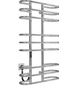 Электрический полотенцесушитель Deffi Британика П9 600х1000 левое подключение JD03 хром C.BR.100.60.9.E.C.L.1