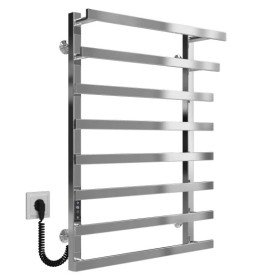 Электрический полотенцесушитель Deffi Breeze П8 400x800 левое подключение JD04 хром A.BZ.80.40.8.E.C.L.2