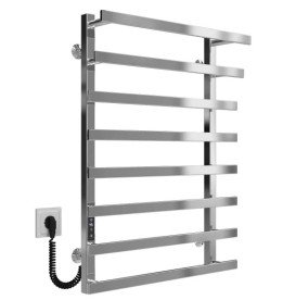 Електрична сушарка для рушників Deffi Breeze П8 500x800 ліве підключення JD04 хром A.BZ.80.50.8.E.C.L.2