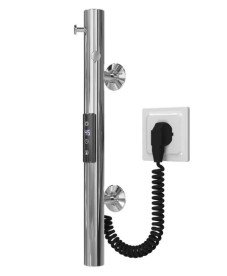 Электрический полотенцесушитель Deffi Chloe 30x500 JD03 нержавеющая сталь хром C.MK.50.30.E.C.U.1