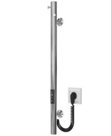 Электрический полотенцесушитель Deffi Chloe 30x700 JD03 нержавеющая сталь хром C.MK.70.30.E.C.U.1