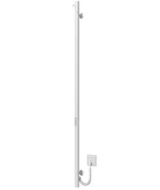 Электрический полотенцесушитель Deffi Chloe 30x1400 WD03 нержавеющая сталь белый C.MK.140.30.E.W.U.3