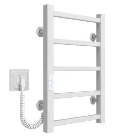 Электрический полотенцесушитель Deffi Forest П6 200х600 левое подключение WD04 белый A.FR.60.20.6.E.W.L.4