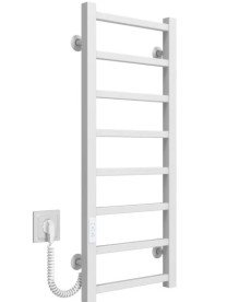 Электрический полотенцесушитель Deffi Forest П8 200х800 левое подключение WD04 белый A.FR.80.20.8.E.W.L.4