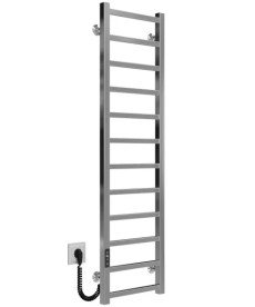 Электрический полотенцесушитель Deffi Forest П12 200х1200 левое подключение JD04 хром A.FR.120.20.12.E.C.L.2