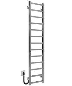 Электрический полотенцесушитель Deffi Forest П13 200х1400 левое подключение JD04 хром A.FR.140.20.13.E.C.L.2