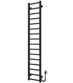 Електрична сушарка для рушників Deffi Forest П16 200х1600 праве підключення JD04 чорний A.FR.160.20.16.E.B.R.2