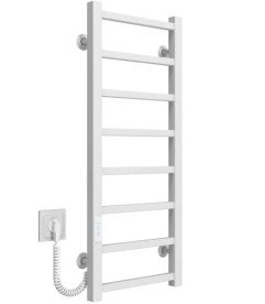 Электрический полотенцесушитель Deffi Forest П8 300х800 левое подключение белый A.FR.80.30.8.E.W.L.4