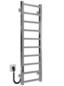 Электрический полотенцесушитель Deffi Forest П10 300х1000 левое подключение JD04 хром A.FR.100.30.10.E.C.L.2