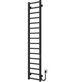 Электрический полотенцесушитель Deffi Forest П16 300х1600 правое подключение JD04 черный A.FR.160.30.16.E.B.R.2