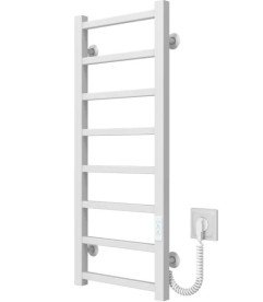 Электрический полотенцесушитель Deffi Forest П8 400х800 правое подключение WD04 белый A.FR.80.40.8.E.W.R.4