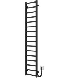 Электрический полотенцесушитель Deffi Forest П16 400х1600 правое подключение JD04 черный A.FR.160.40.16.E.B.R.2
