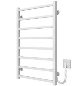 Електрична сушарка для рушників Deffi Forest П8 500х800 праве підключення WD04 білий A.FR.80.50.8.E.W.R.4