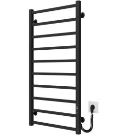 Электрический полотенцесушитель Deffi Forest П10 500х1000 правое подключение JD04 черный A.FR.100.50.10.E.B.R.2