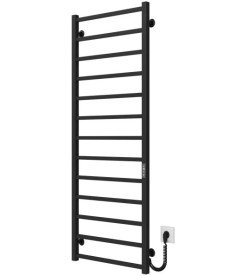 Электрический полотенцесушитель Deffi Forest П13 500х1400 правое подключение JD04 черный A.FR.140.50.13.E.B.R.2