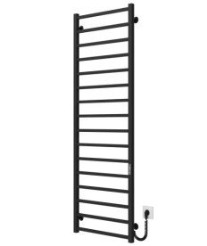 Електрична сушарка для рушників Deffi Forest П16 500х1600 праве підключення JD04 чорний A.FR.160.50.16.E.B.R.2