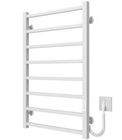 Електрична сушарка для рушників Deffi Forest П8 600х800 праве підключення WD04 білий A.FR.80.60.8.E.W.R.4