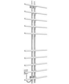 Электрический полотенцесушитель Deffi Gray П10 60х1450 левое подключение WD03 белый A.GY.145.6.10.E.W.L.3