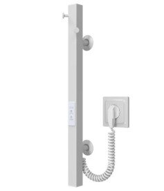 Електрична сушарка для рушників Deffi Holly 30x500 JD04 нержавіюча сталь білий C.MB.50.30.E.W.U.2