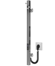 Електрична сушарка для рушників Deffi Holly 30x700 JD04 нержавіюча сталь хром C.MB.70.30.E.C.U.2