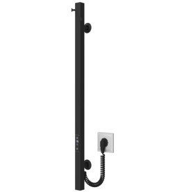 Электрический полотенцесушитель Deffi Holly 30x800 JD04 нержавеющая сталь черный C.MB.80.30.E.B.U.2